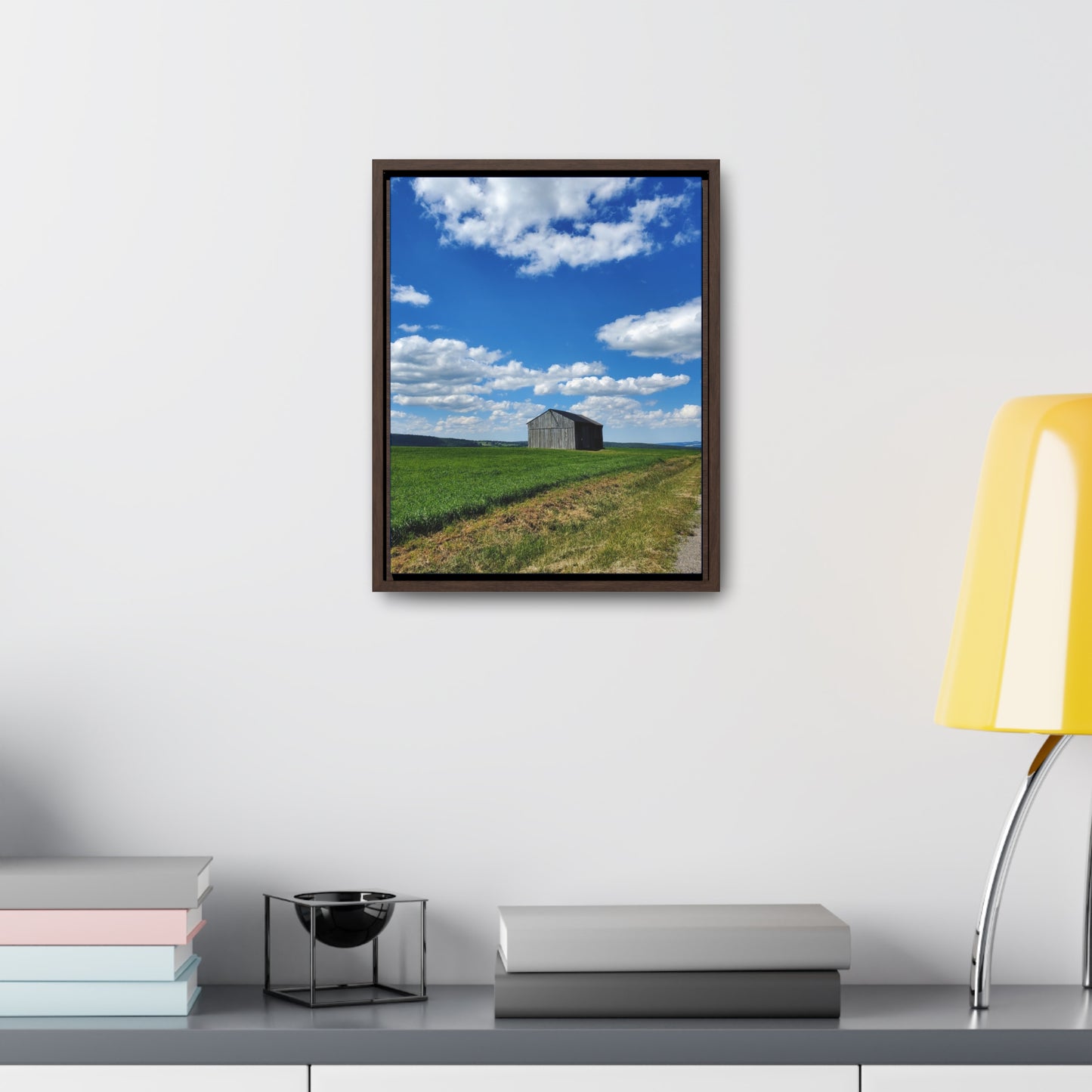 Lonely Barn Canvas Wraps, Vertical Frame (Enchanted Exposures By Tammy Lyne)