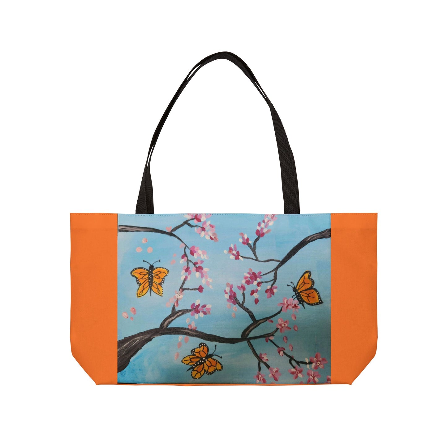 Monarchs Play Weekender Tote Bag (Brookson Collection) ORANGE