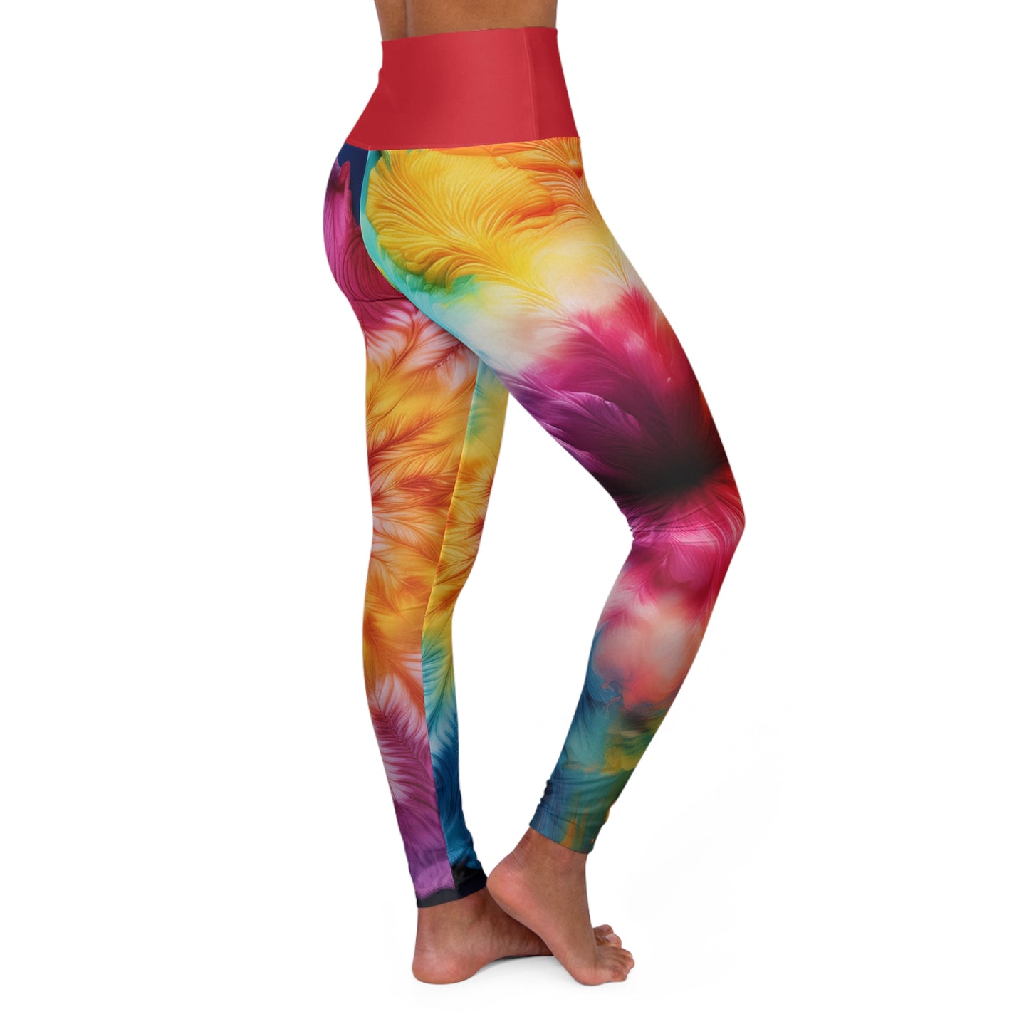 Tye Dye High Waisted Yoga Leggings (ai B & J Collections)