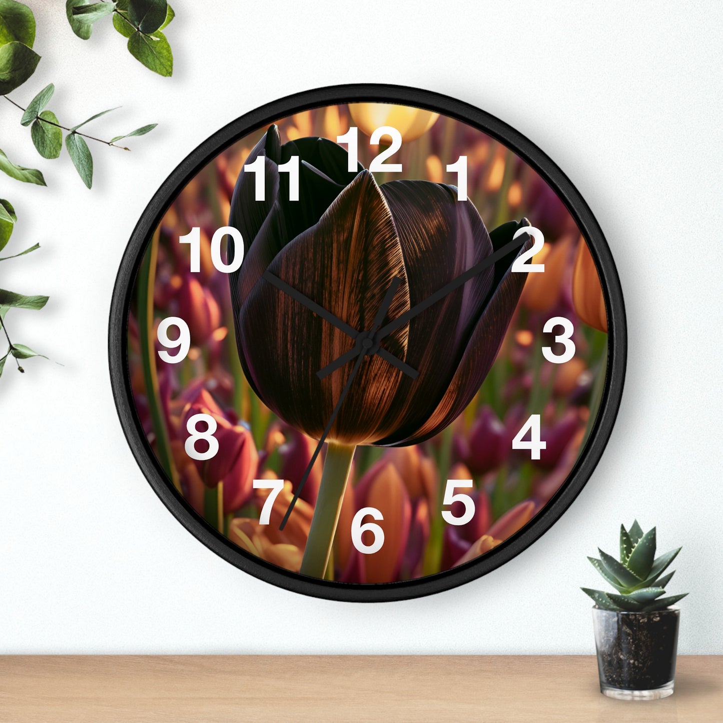 Purple Tulip Clock (SP Photography Collection)