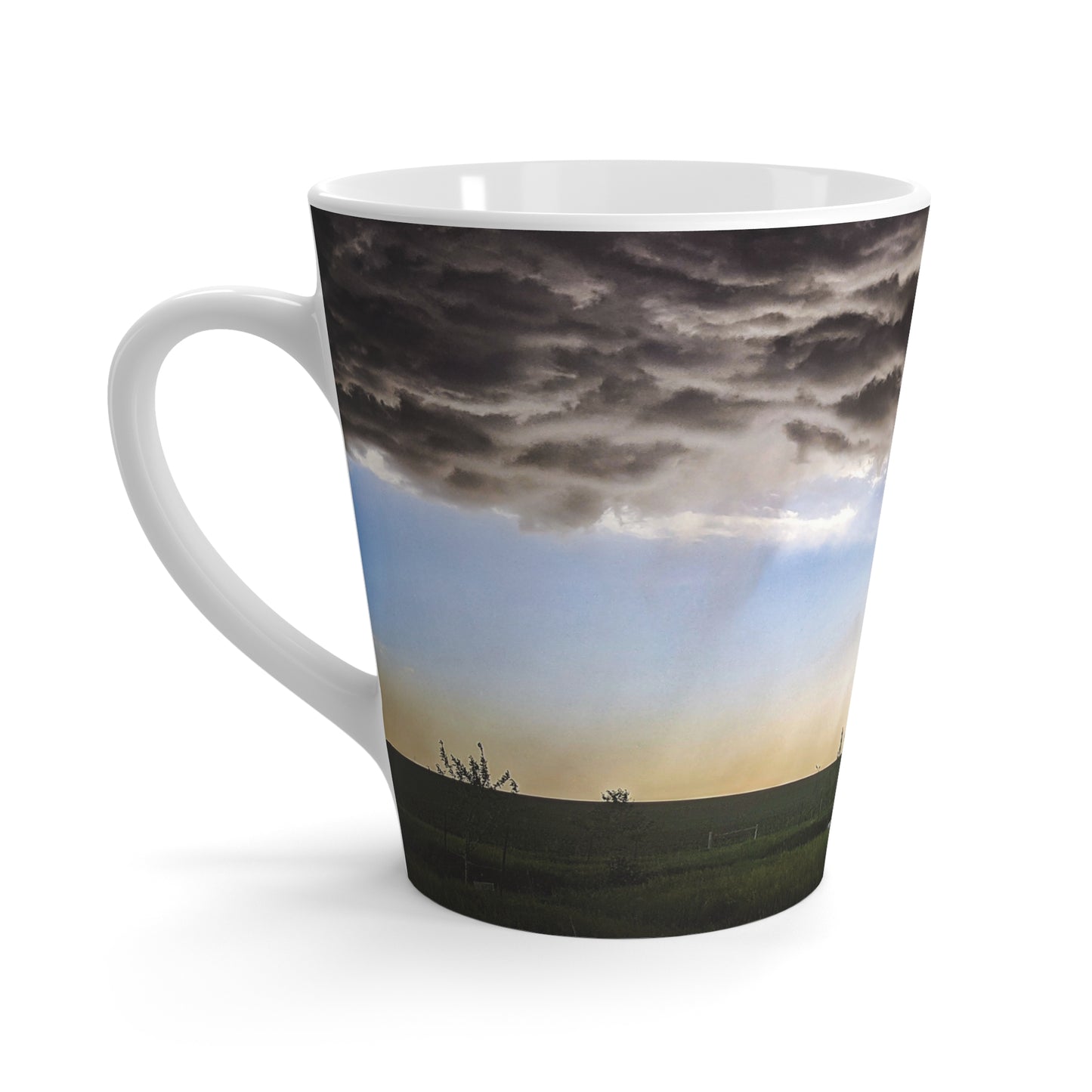 Cloudy Barn Latte Mug (SP Photography)