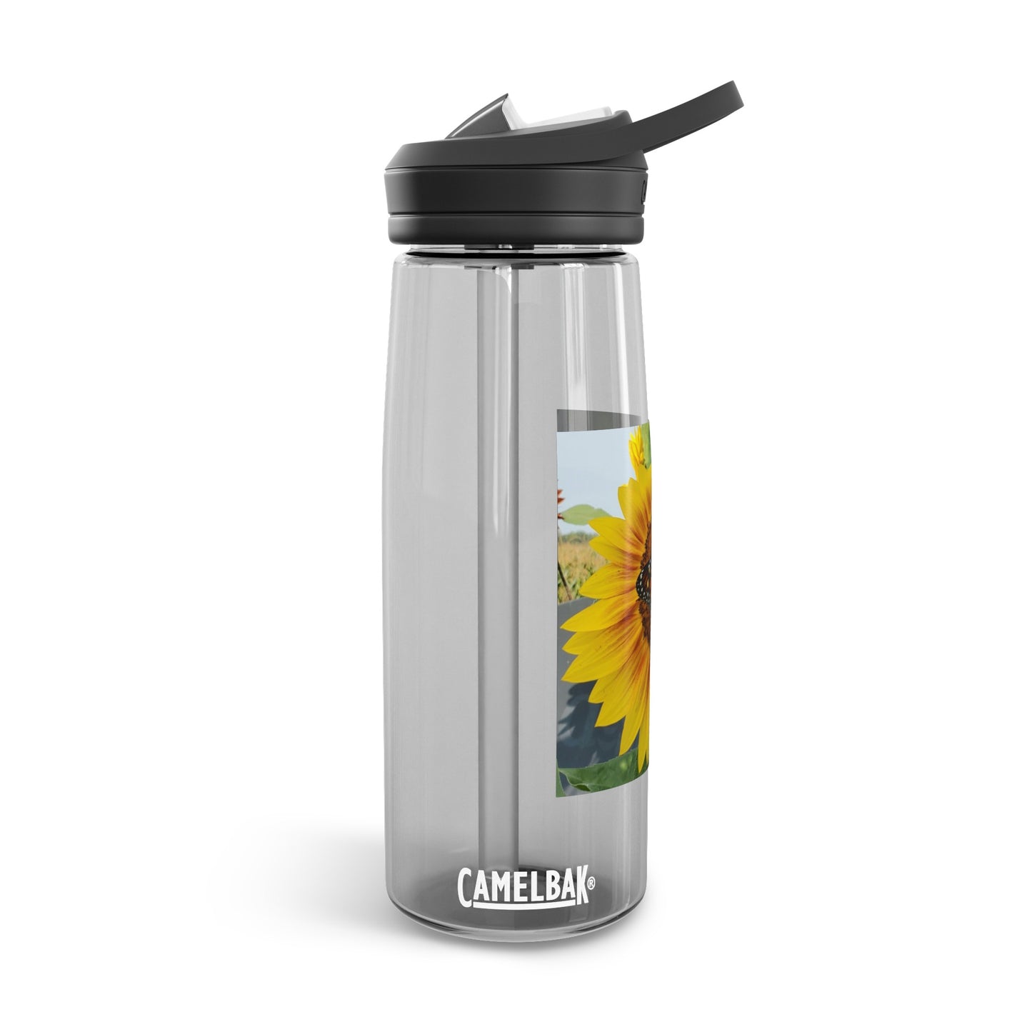 Happy Sunflower CamelBak Eddy®  Water Bottle, 25oz (Enchanted Exposures By Tammy Lyne)