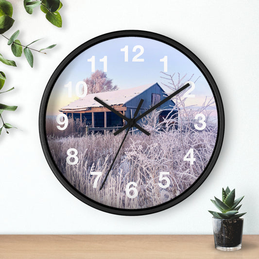 Wintery Barn Clock (SP Photography Collection)