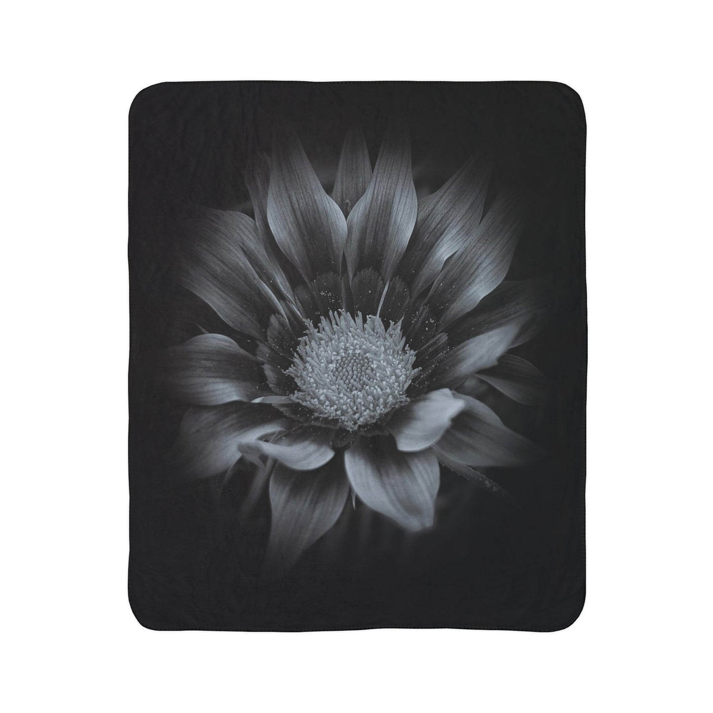 Midnight Bloom Fleece Sherpa Blanket (SP Photography Collection)