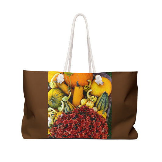 Fall Harvest Weekender Bag (Enchanted Exposures By Tammy Lyne) BROWN