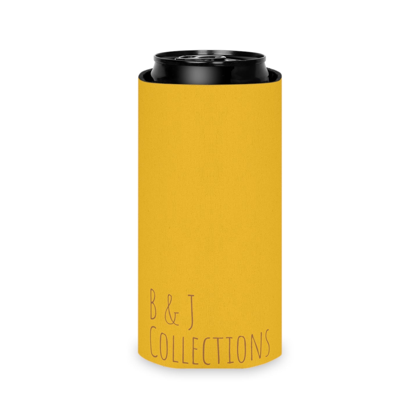 Yellow Tulip Can Slim Cooler Sleeve (SP Photography Collection) YELLOW