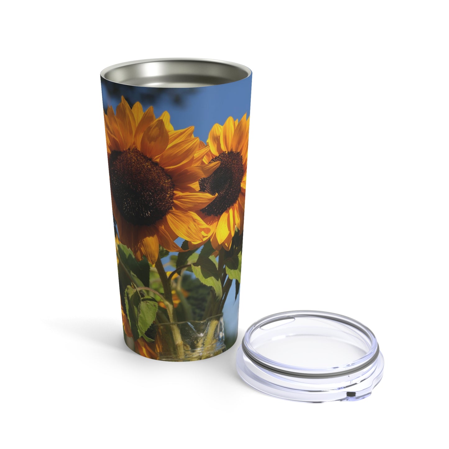 Bunched  Sunflower Tumbler 20oz (Custom Creations By Catelyn)