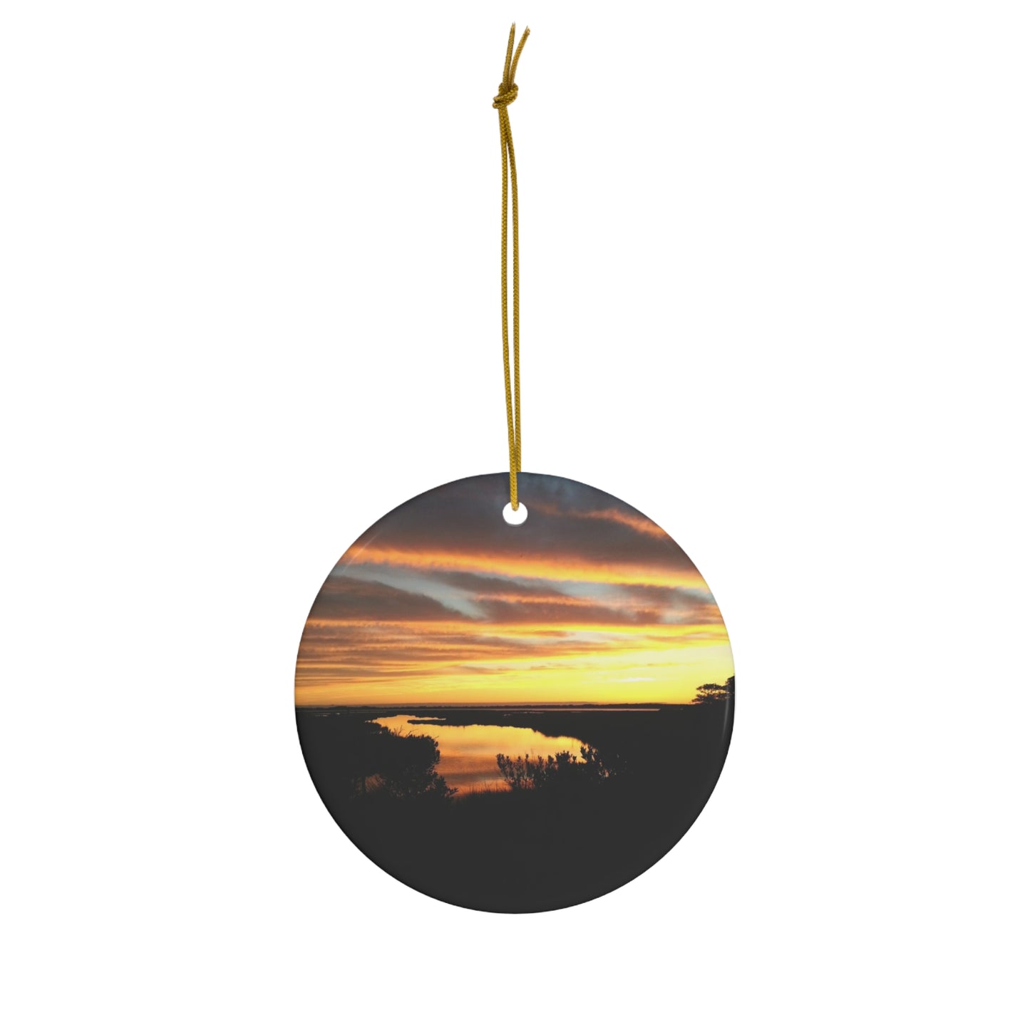 Mystic Sky Ceramic Ornament (Enchanted Exposures By Tammy Lyne)