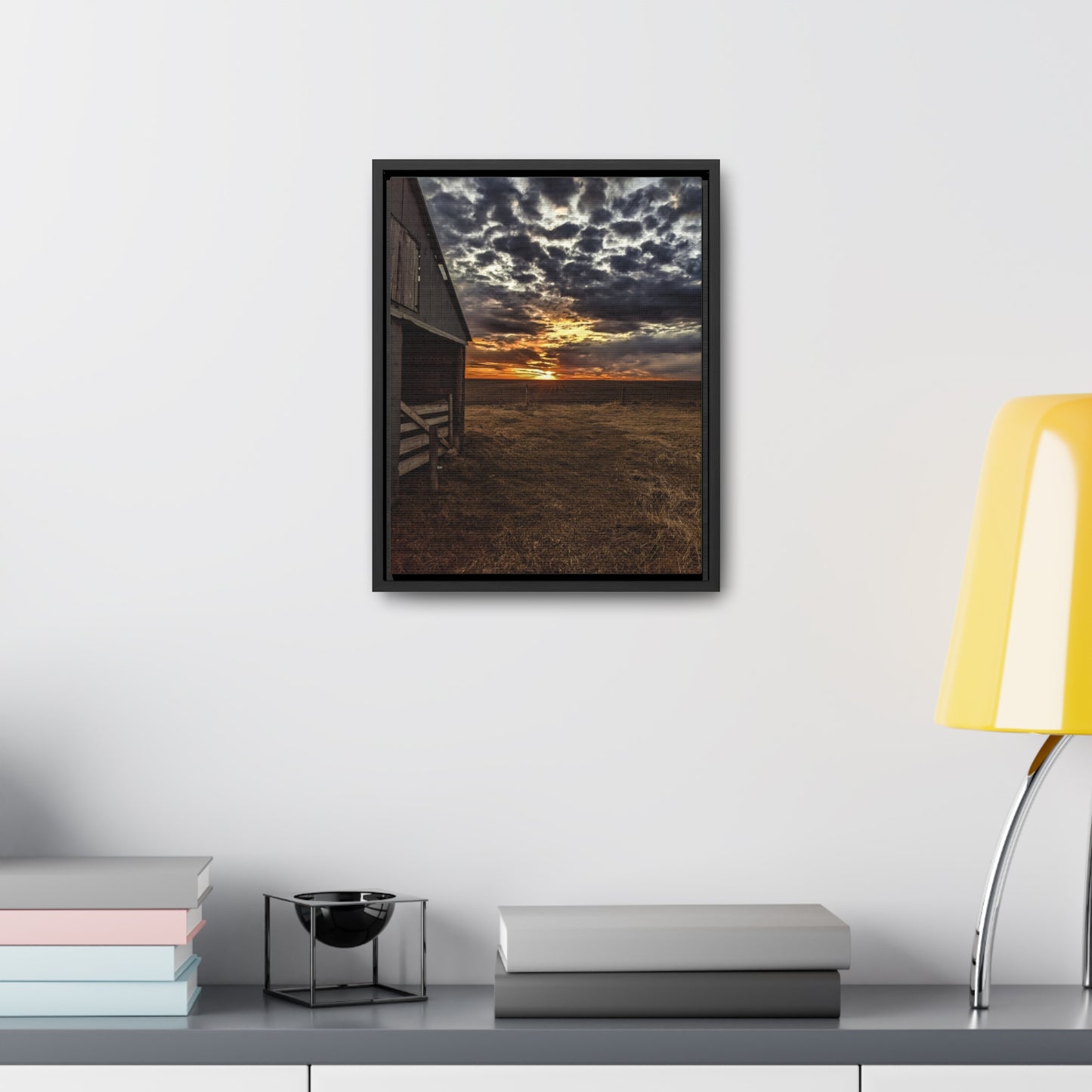 Gray Skies Canvas Wraps, Vertical Frame (SP Photography Collection)