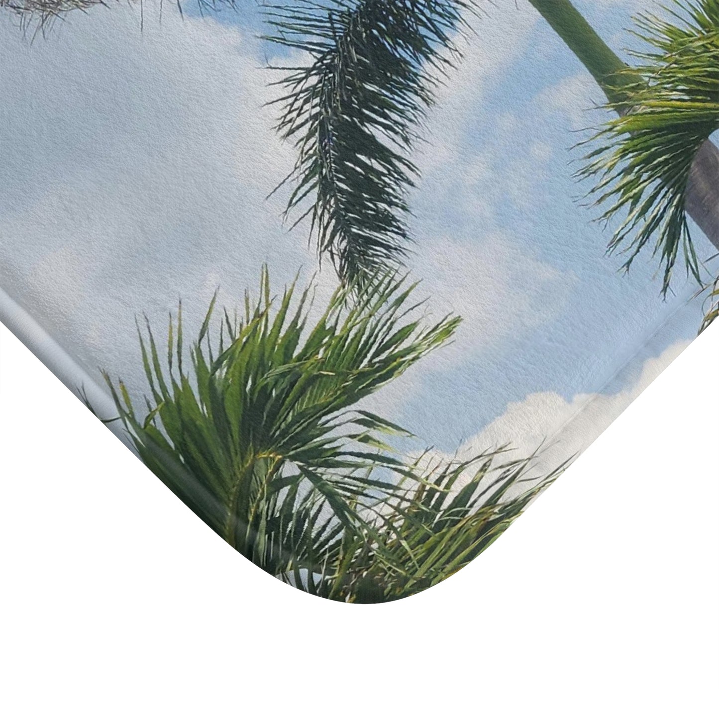 Tall Palm Tree Bath Mat (B & J Collections)