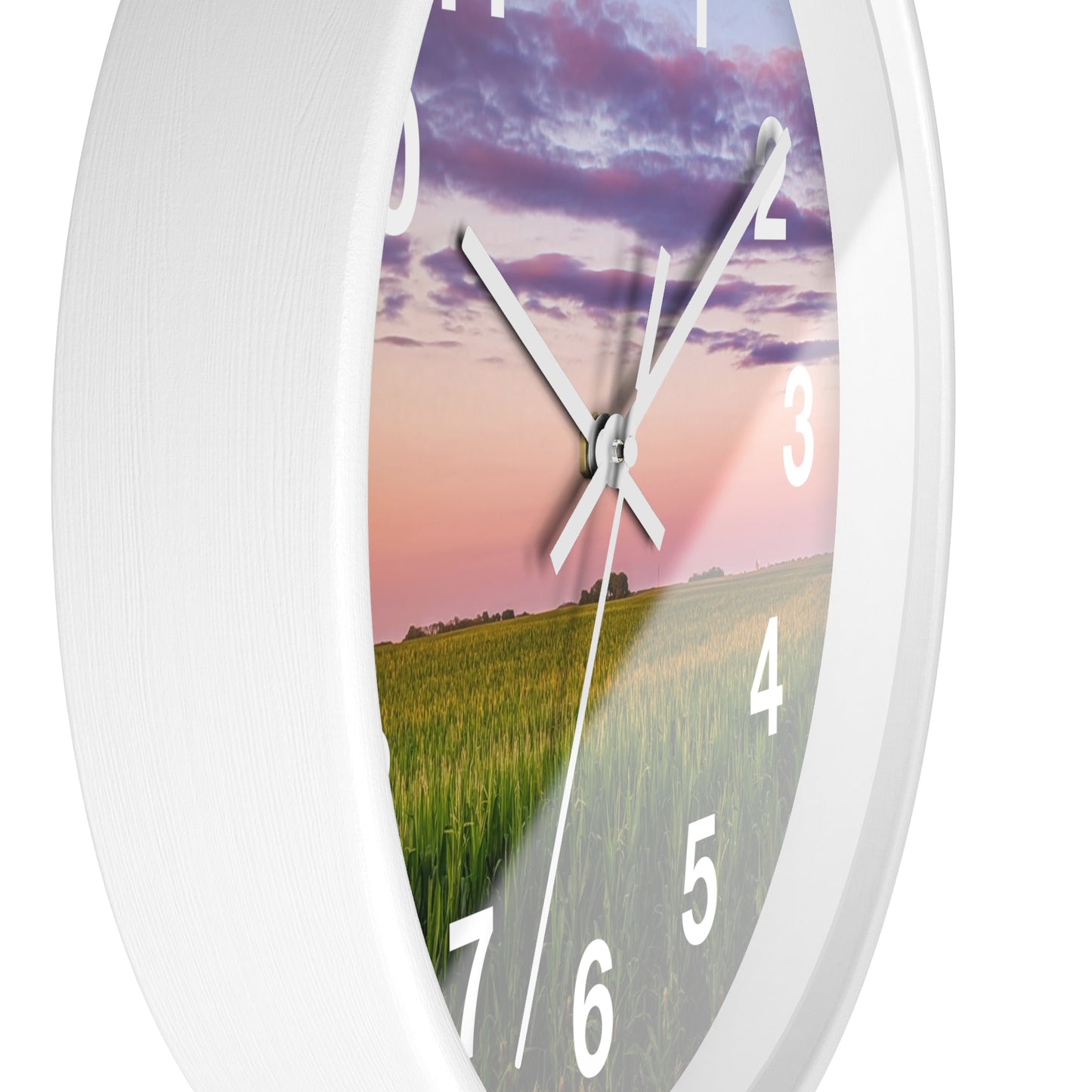 Corn Field Sunset Clock (SP Photography Collection)