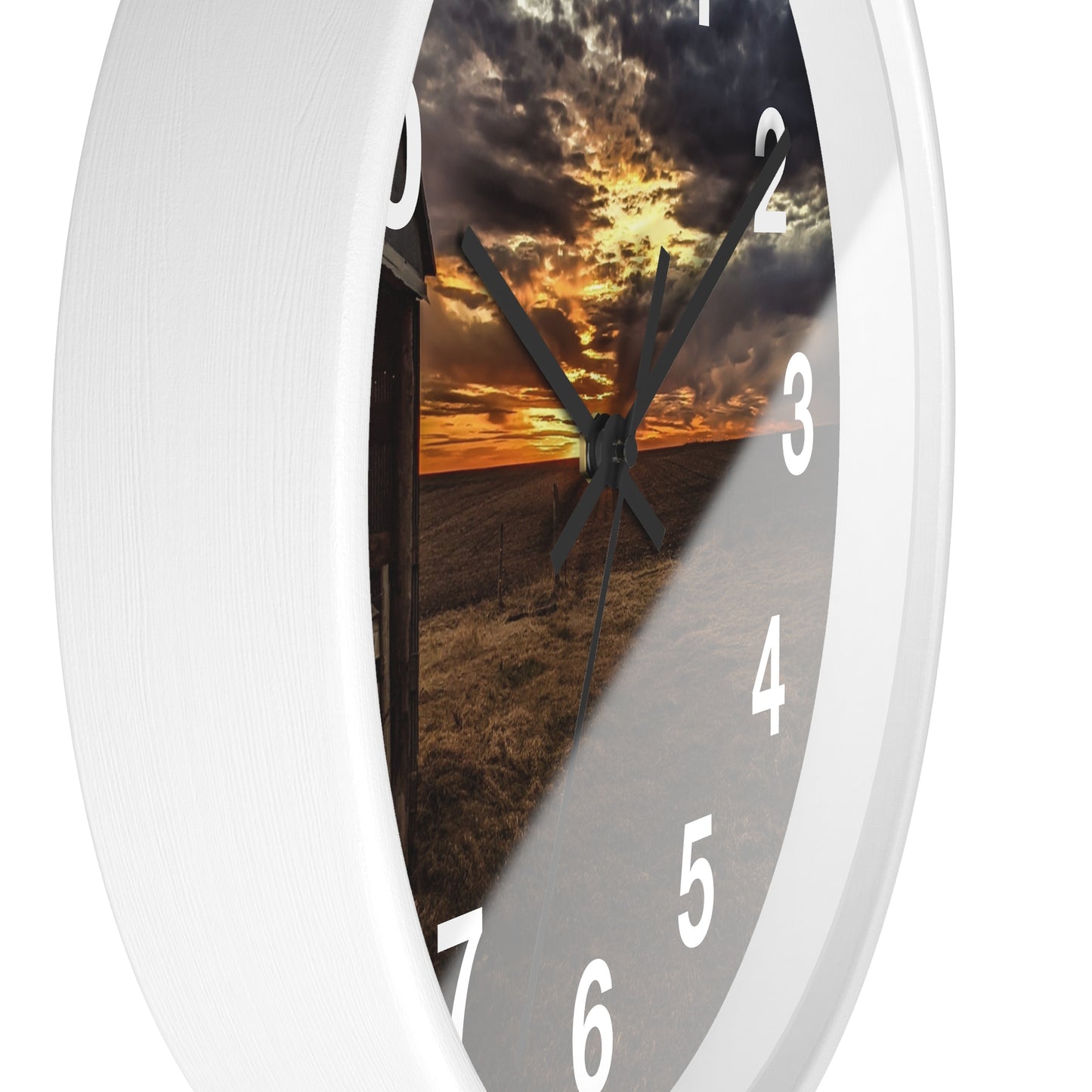 Gray Skies Wall Clock (SP Photography Collection)