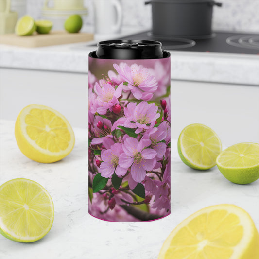 Cherry Blossom Slim Can Cooler Sleeve (SP Photography Collection) PINK