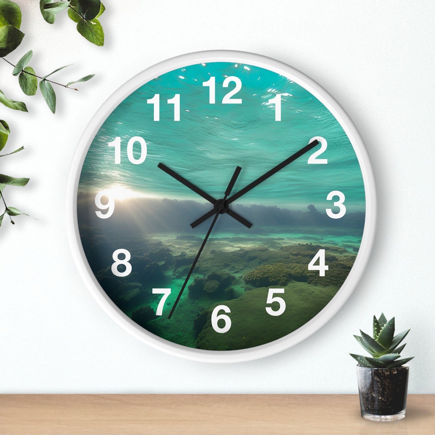 Under The Sea Wall Clock (Enchanted Exposures By Tammy Lyne)