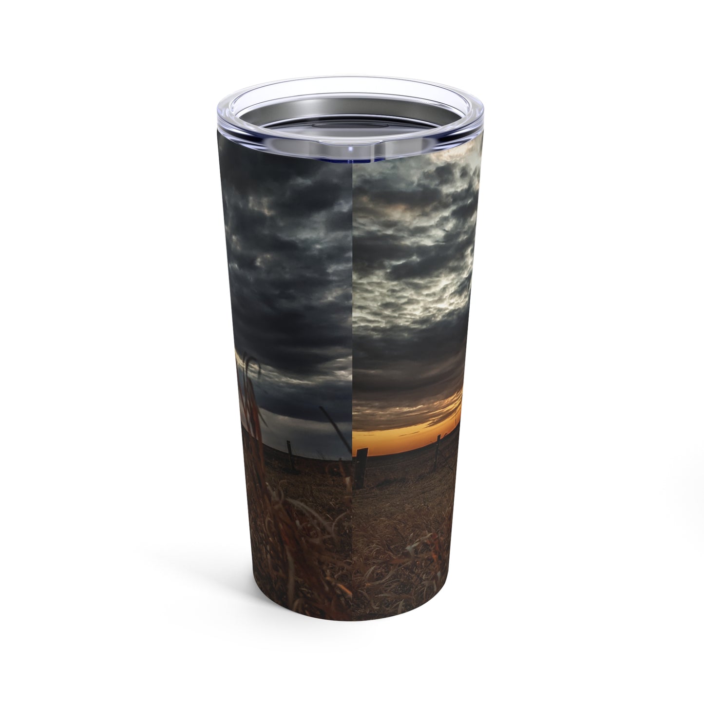 Cloudy Skies Tumbler 20oz (SP Photography Collection) BLACK