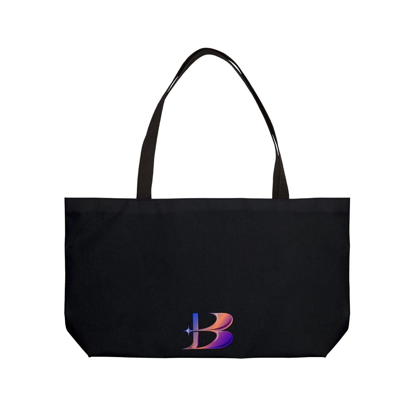 Pink Buttercup Weekender Tote Bag (SP Photography Collection) BLACK