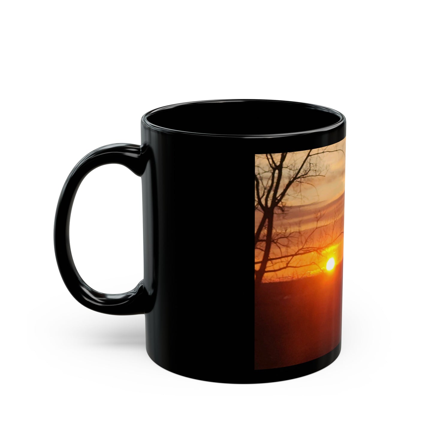 Bright Sunset 11oz  Mug (B & J Collections) BLACK