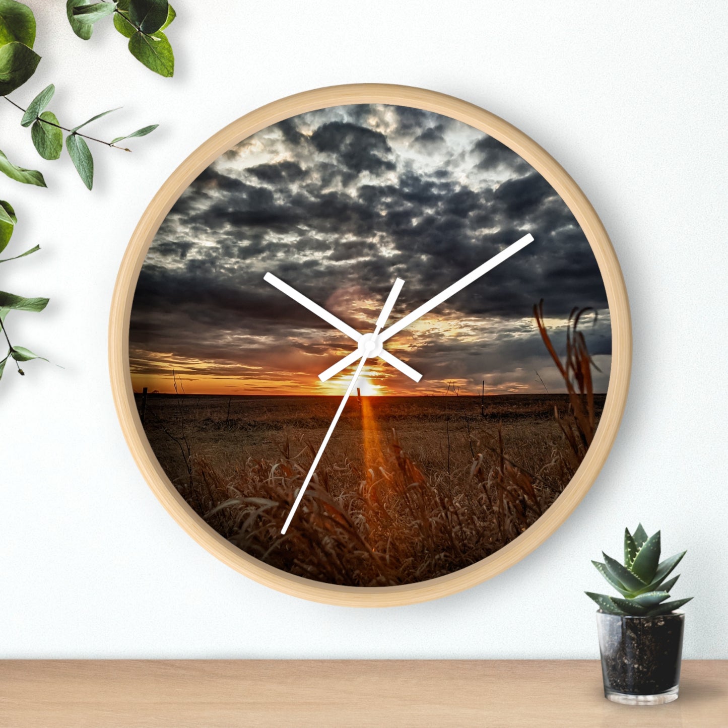 Cloudy Skies Clock (SP Photography Collection)