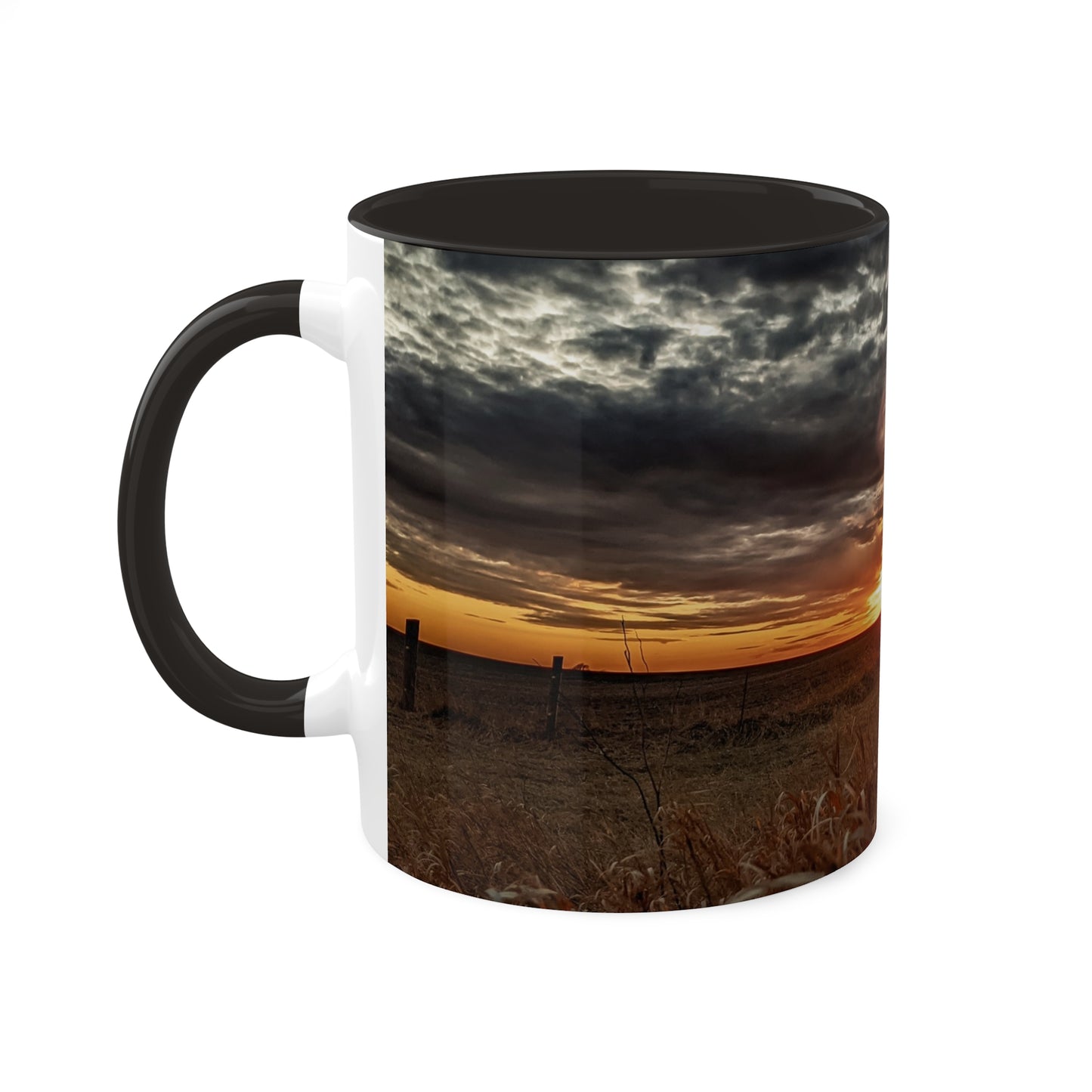 Cloudy Skies Mug, 11oz (SP Photography Collection) BLACK