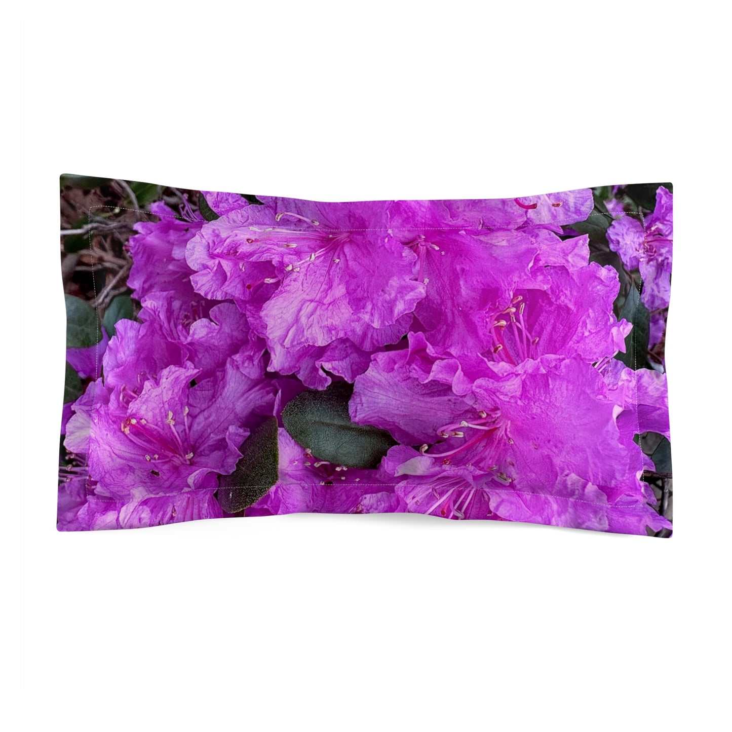 Pink Flower Microfiber Pillow Sham (Custom Creations By Catelyn)