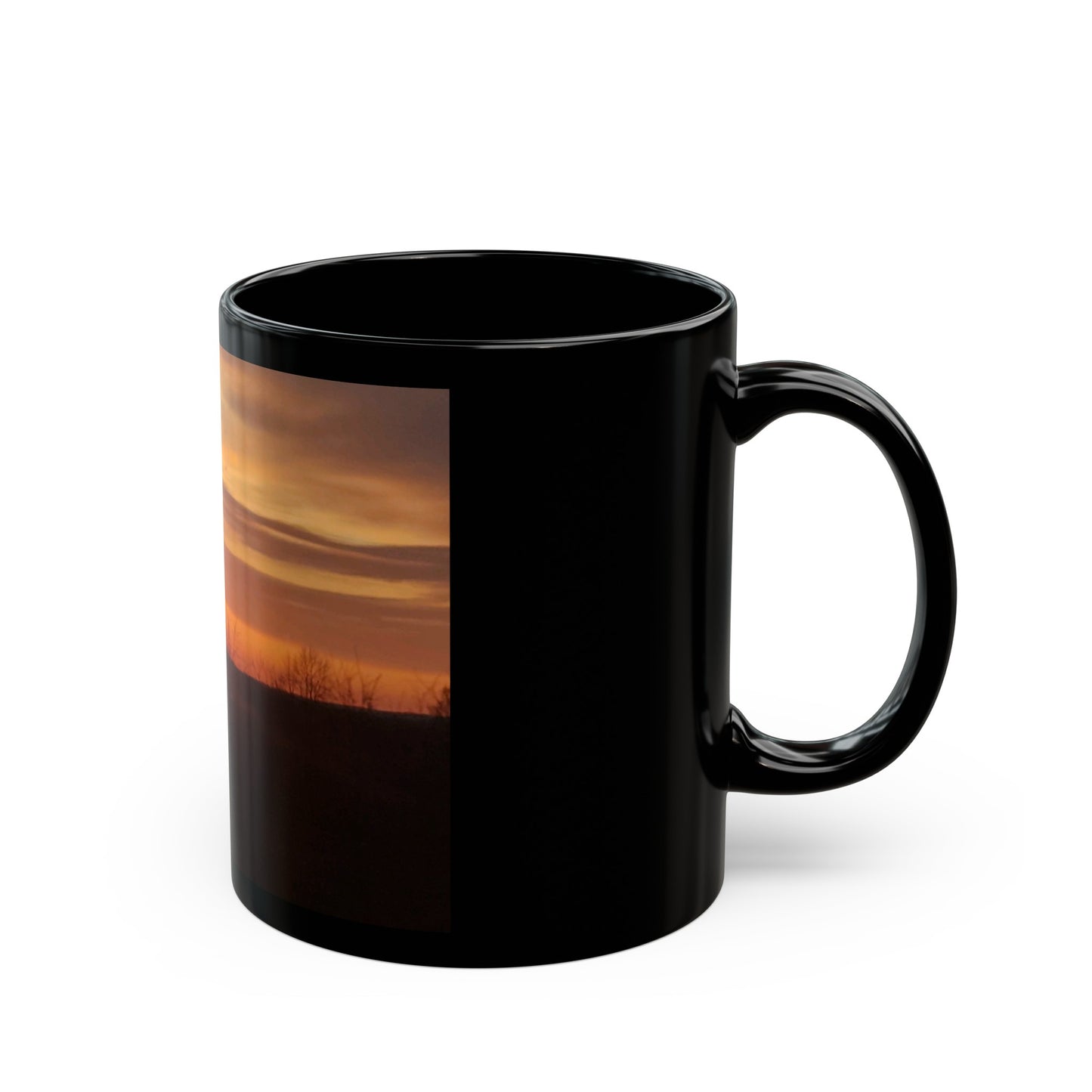 Bright Sunset 11oz  Mug (B & J Collections) BLACK