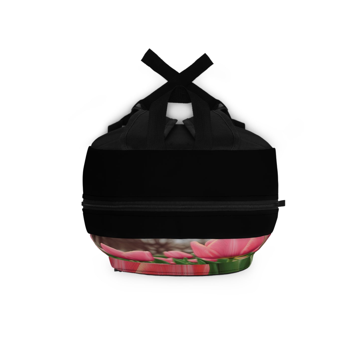 Pink Tulips Backpack (SP Photography Collection) BLACK