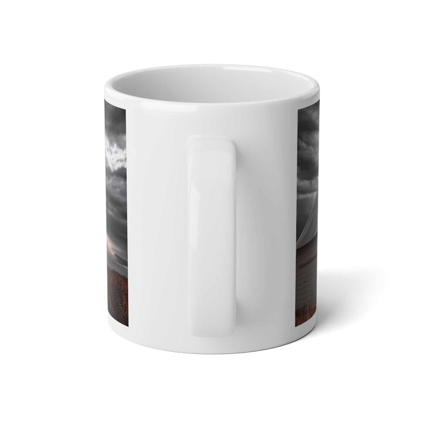 Field Barn Jumbo Mug, 20oz (SP Photography Collection) WHITE