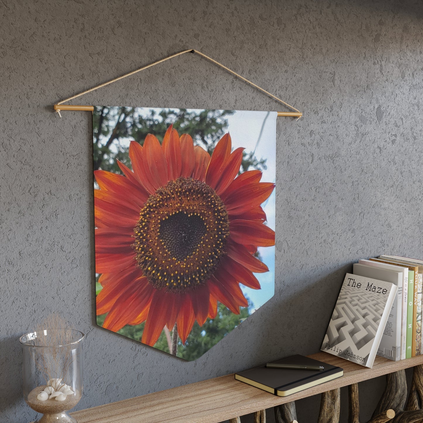 Heart Sunflower Flag Pennant (Enchanted Exposures by Tammy Lyne)