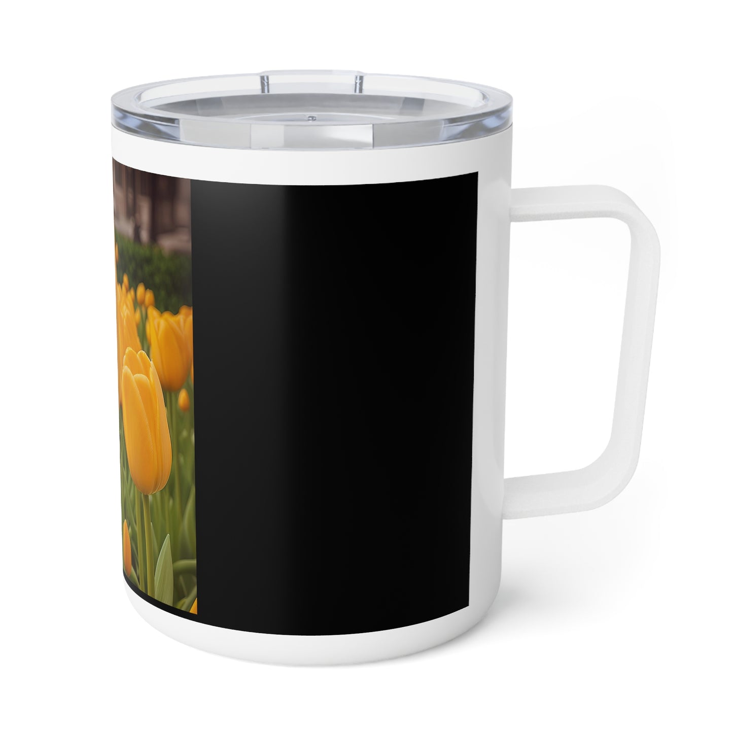 Yellow Tulip Insulated Coffee Mug, 10oz (SP Photography Collection)