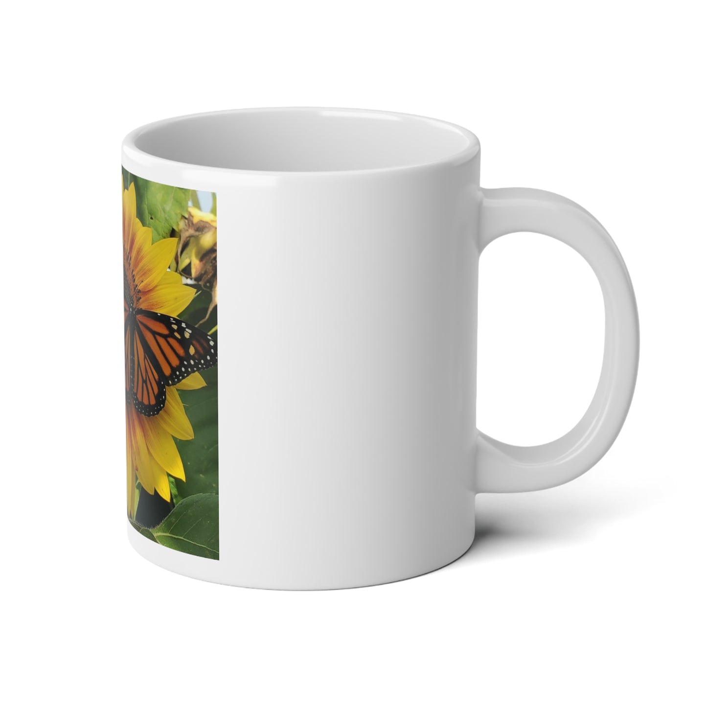 Happy Sunflower Jumbo Mug, 20oz (Enchanted Exposures By Tammy Lyne)