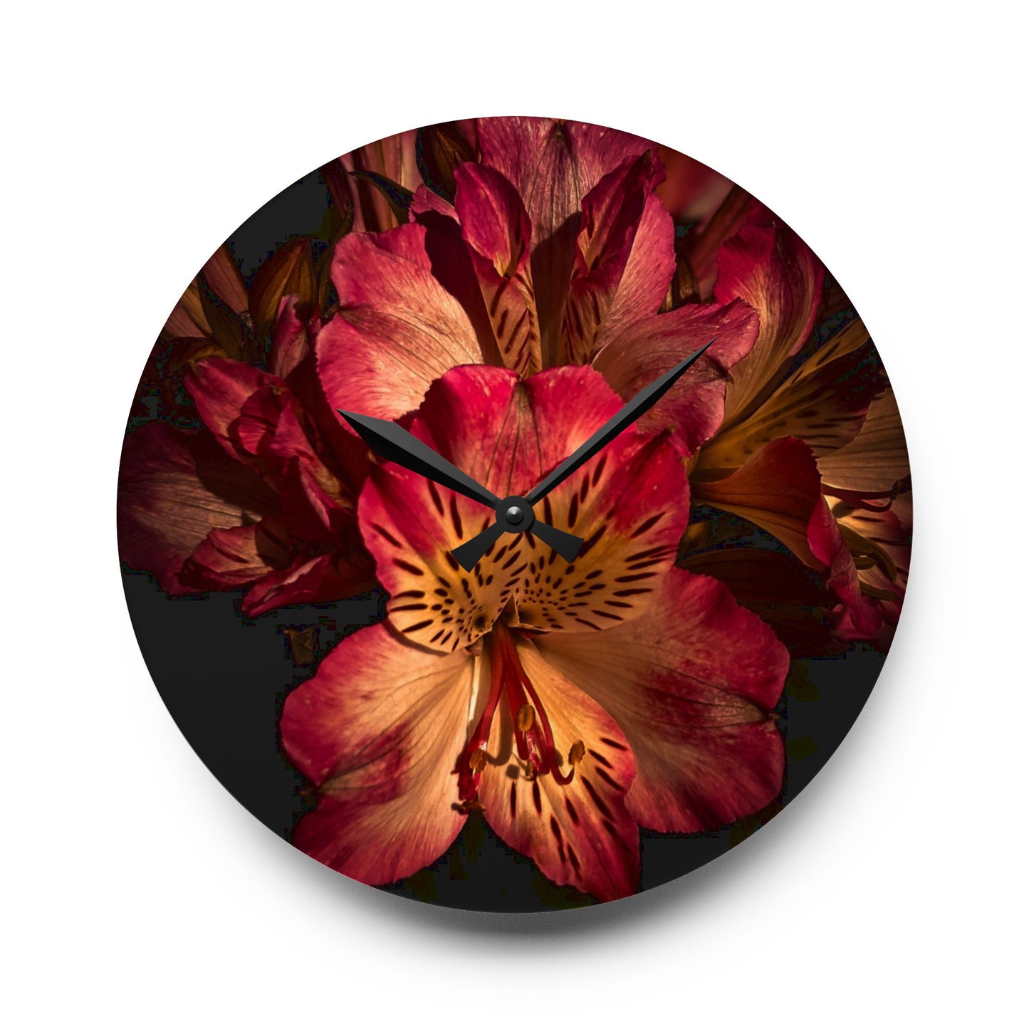 Pink Lily Wall Clock (SP Photography Collection)