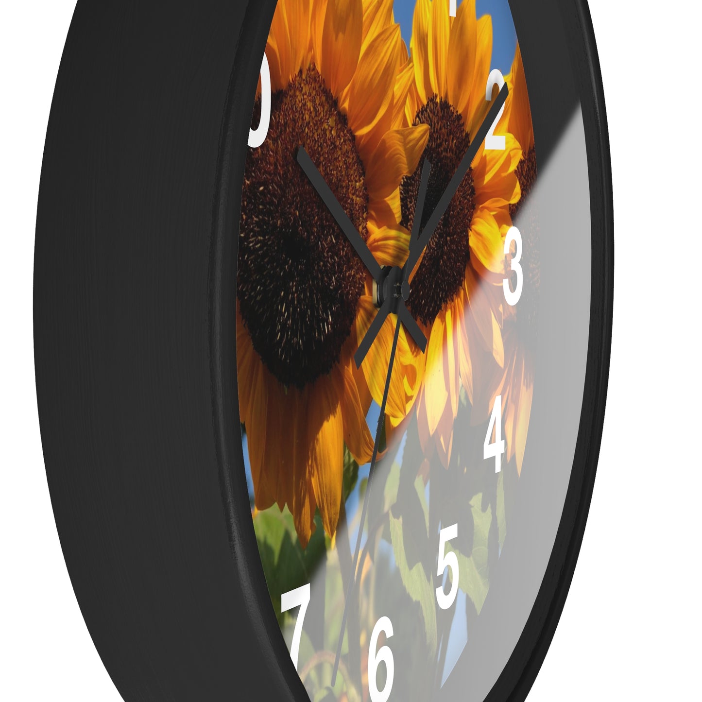 Bunched Sunflower Wall Clock (Custom Creations By Catelyn)