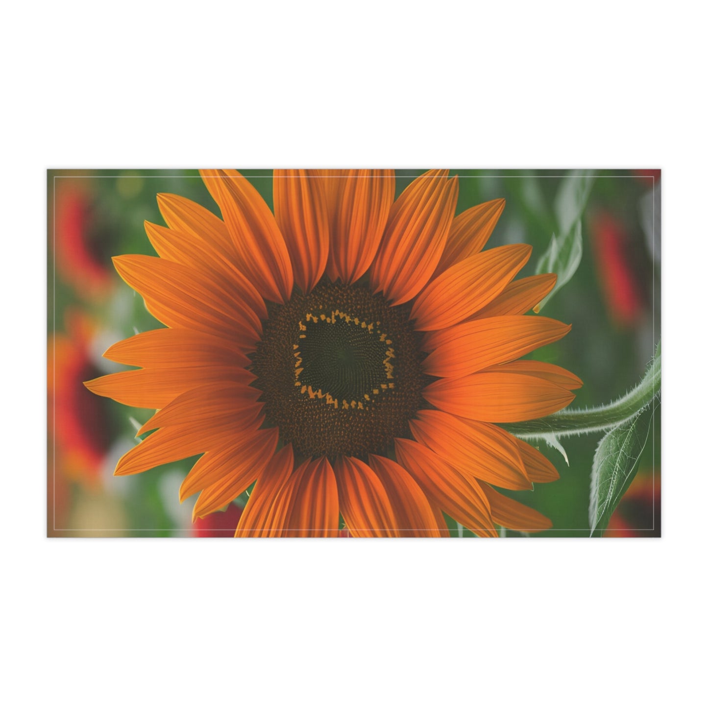 Orange Sunflower Kitchen Towel (SP Photography Collection)