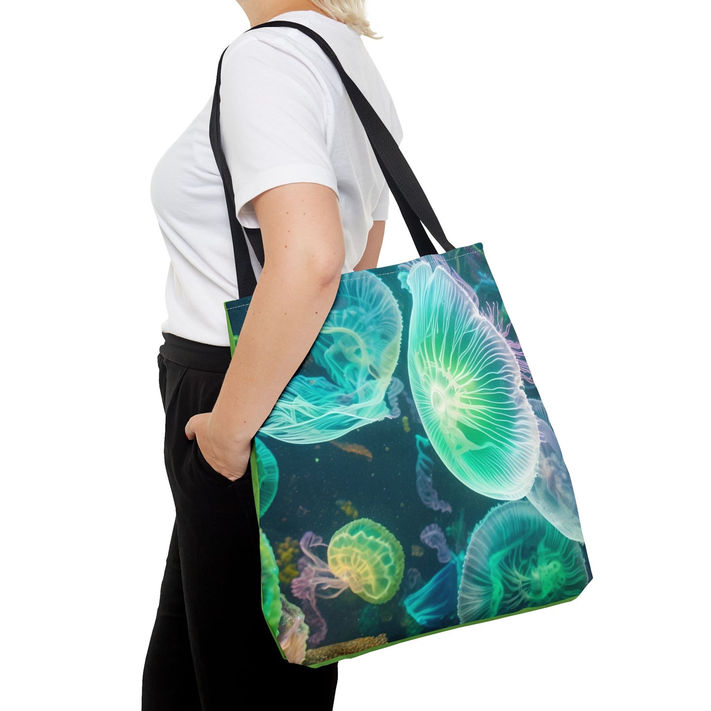 Jellyfish Tote Bag (SP Photography Collection) LIGHT GREEN