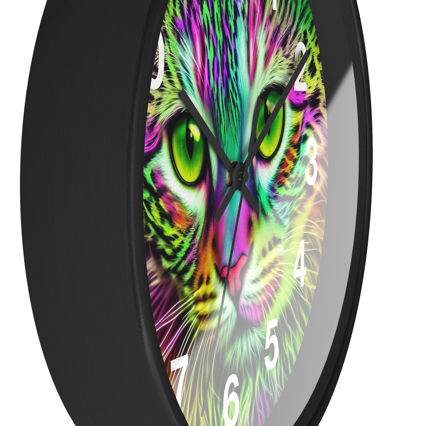 Colorful Kitty Clock (SP Photography Collection)