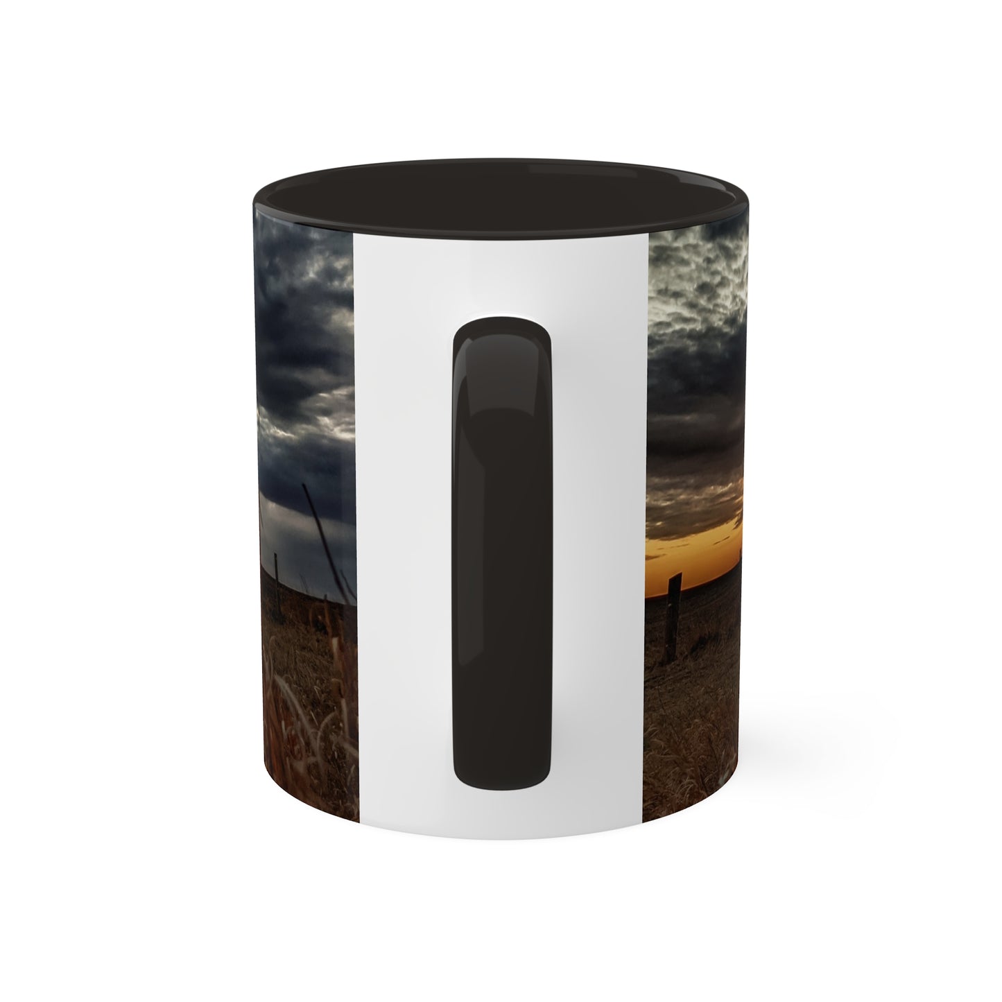 Cloudy Skies Mug, 11oz (SP Photography Collection) BLACK