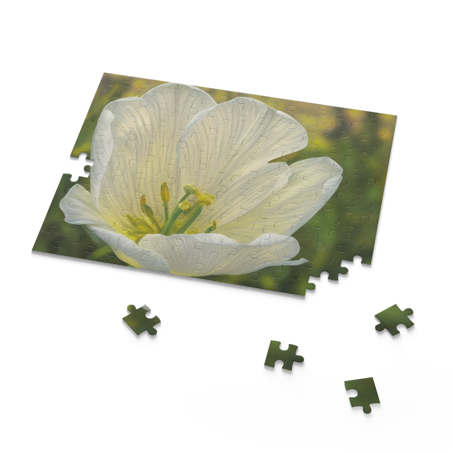 White Tulip Puzzle (SP Photography Collection) (120, 252, 500-Piece)