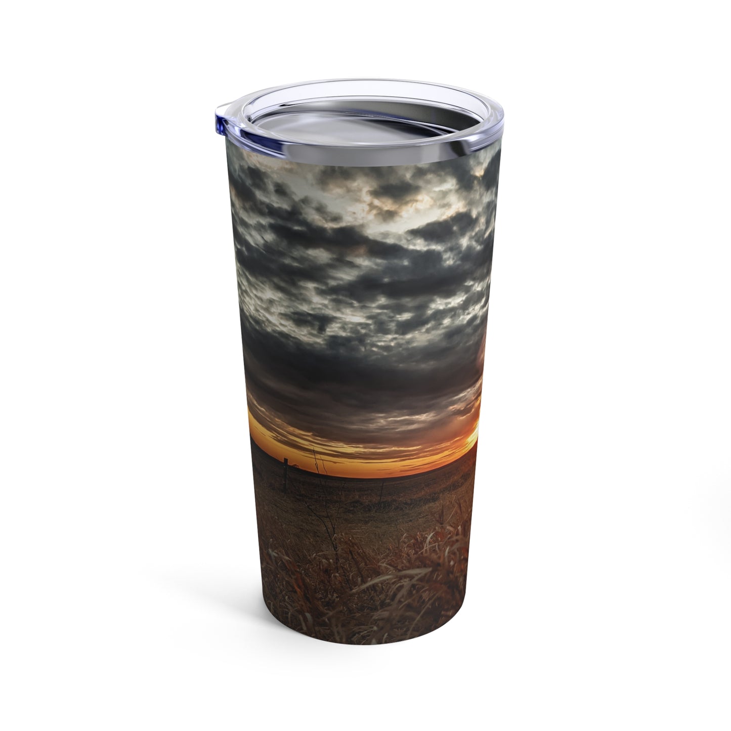 Cloudy Skies Tumbler 20oz (SP Photography Collection) BLACK