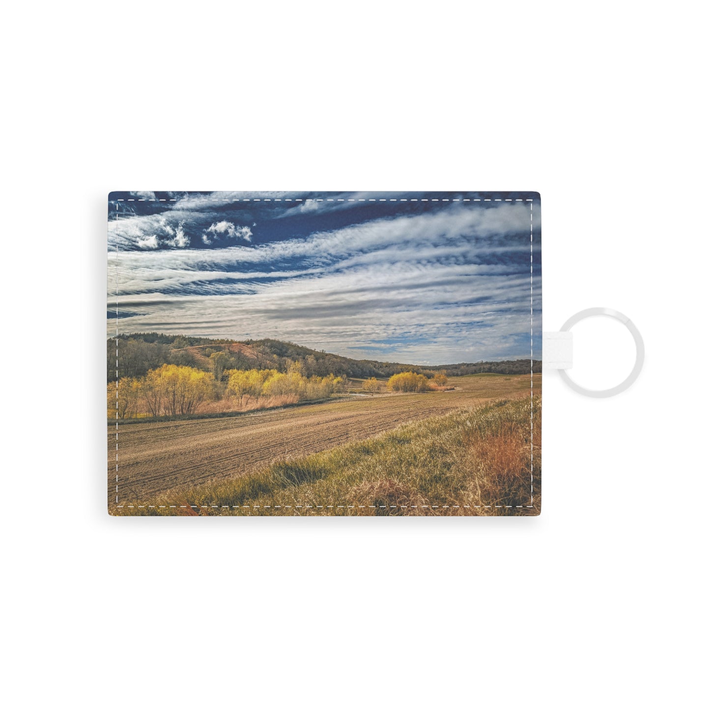 Dirt Road Leather Card Holder (SP Photography Collection)