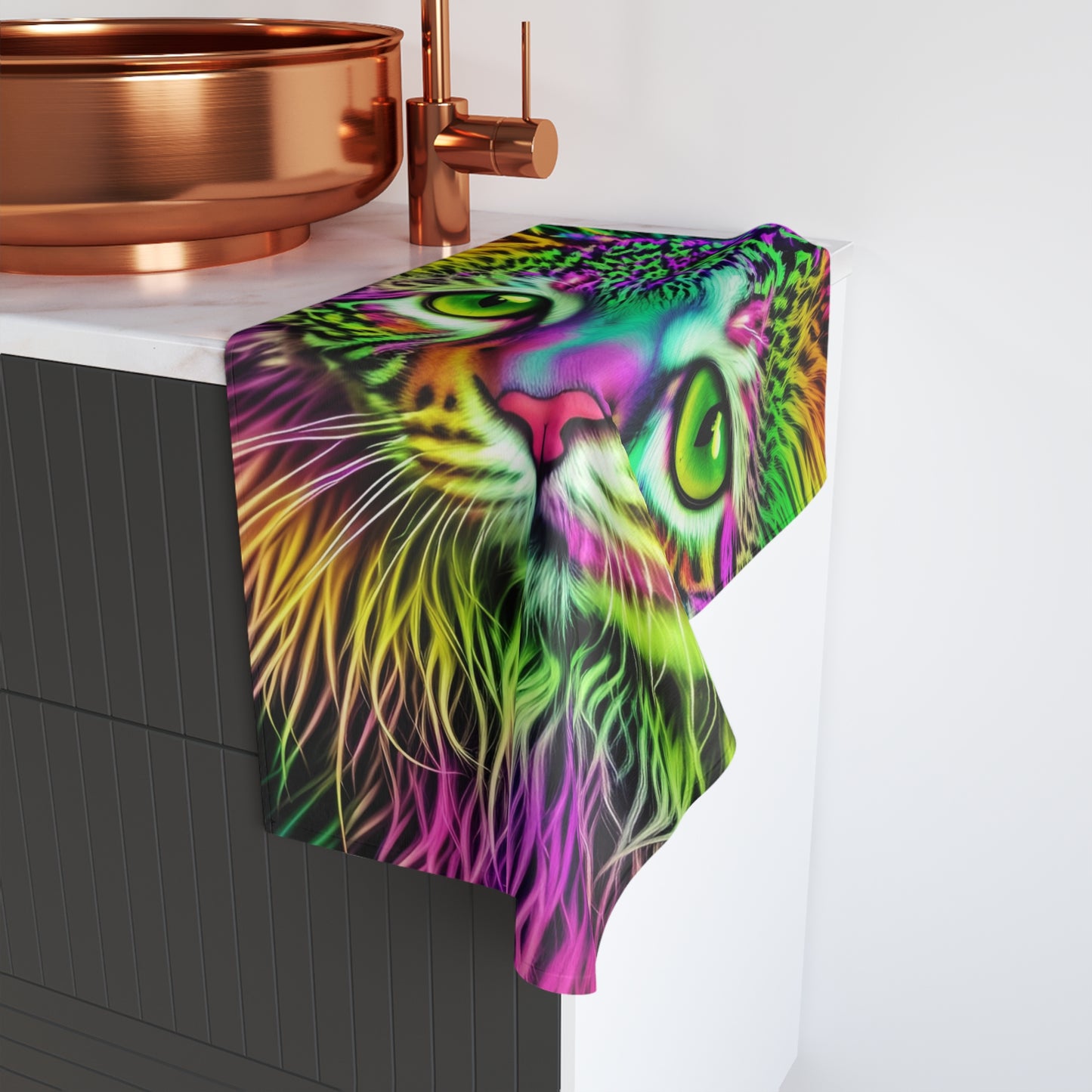 Colorful Kitty Hand Towel (SP Photography Collection)