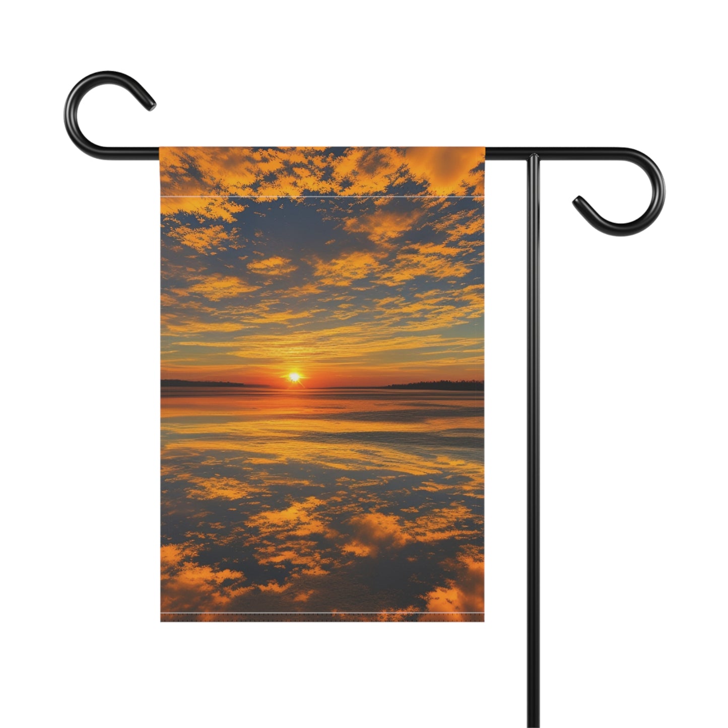 Orange Skies Flag Garden & House Banner (SP Photography Collection) (Pole not included)