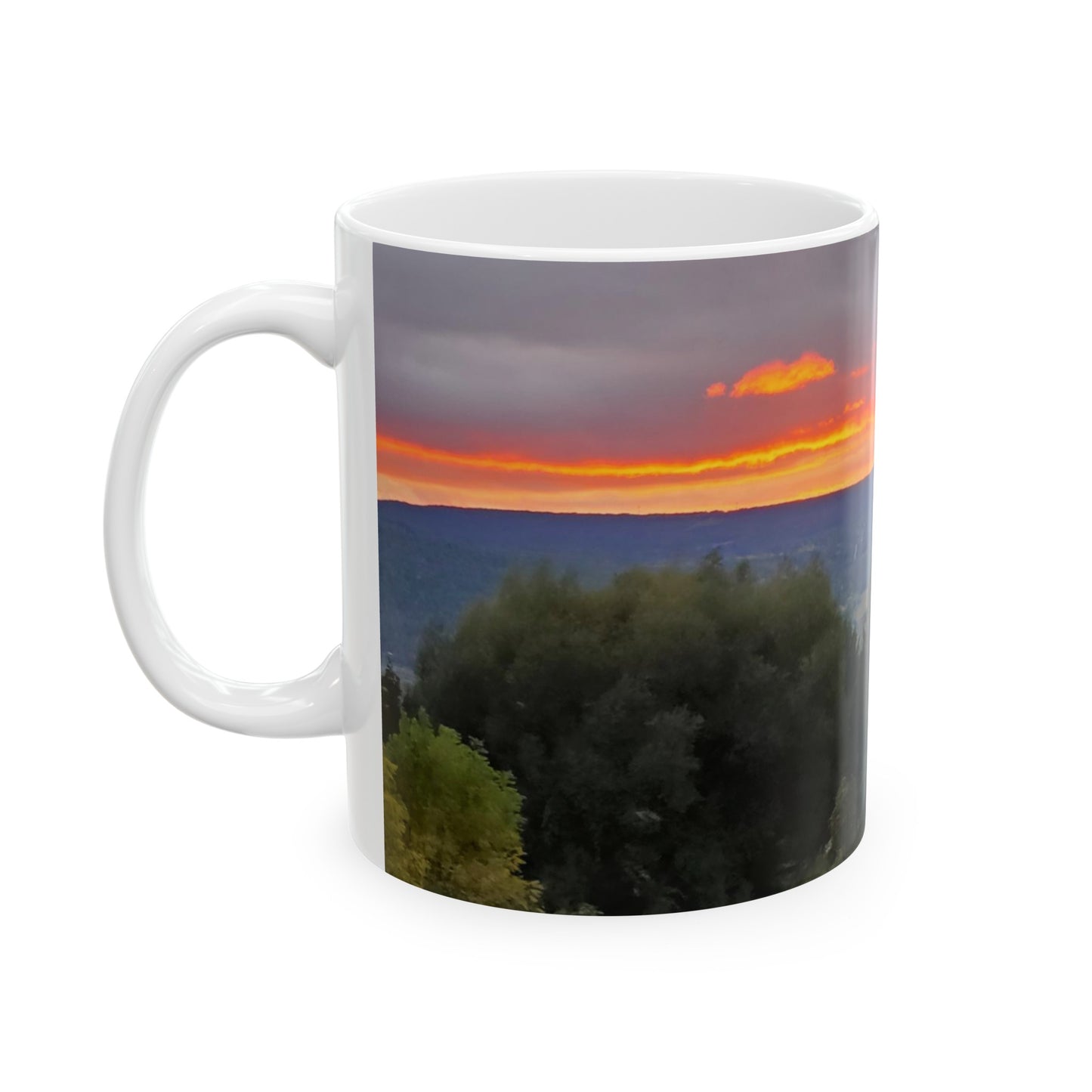 Orange Sky Ceramic Mug 11oz (B & J Collections)