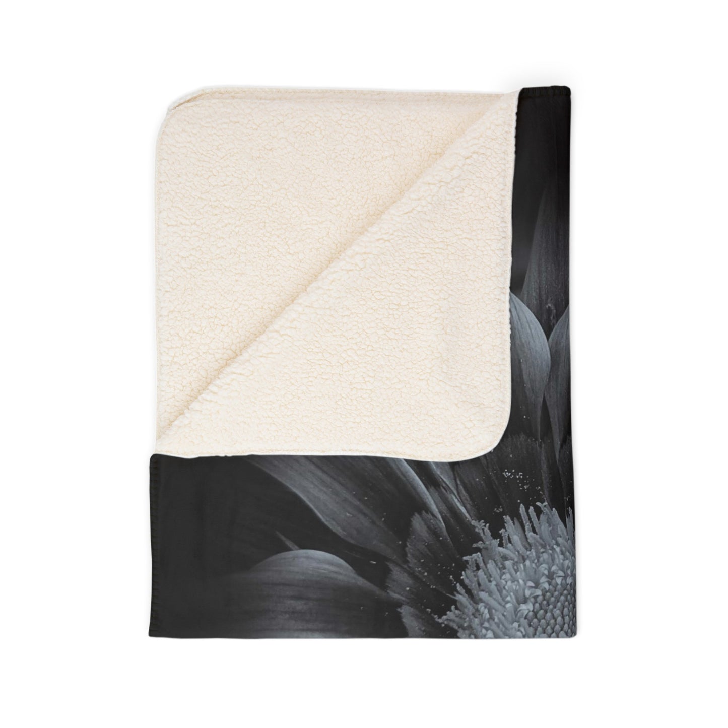 Midnight Bloom Fleece Sherpa Blanket (SP Photography Collection)