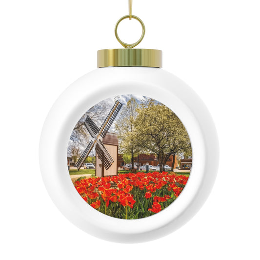 Red Windmill Tulip Ornament (SP Photography Collection)