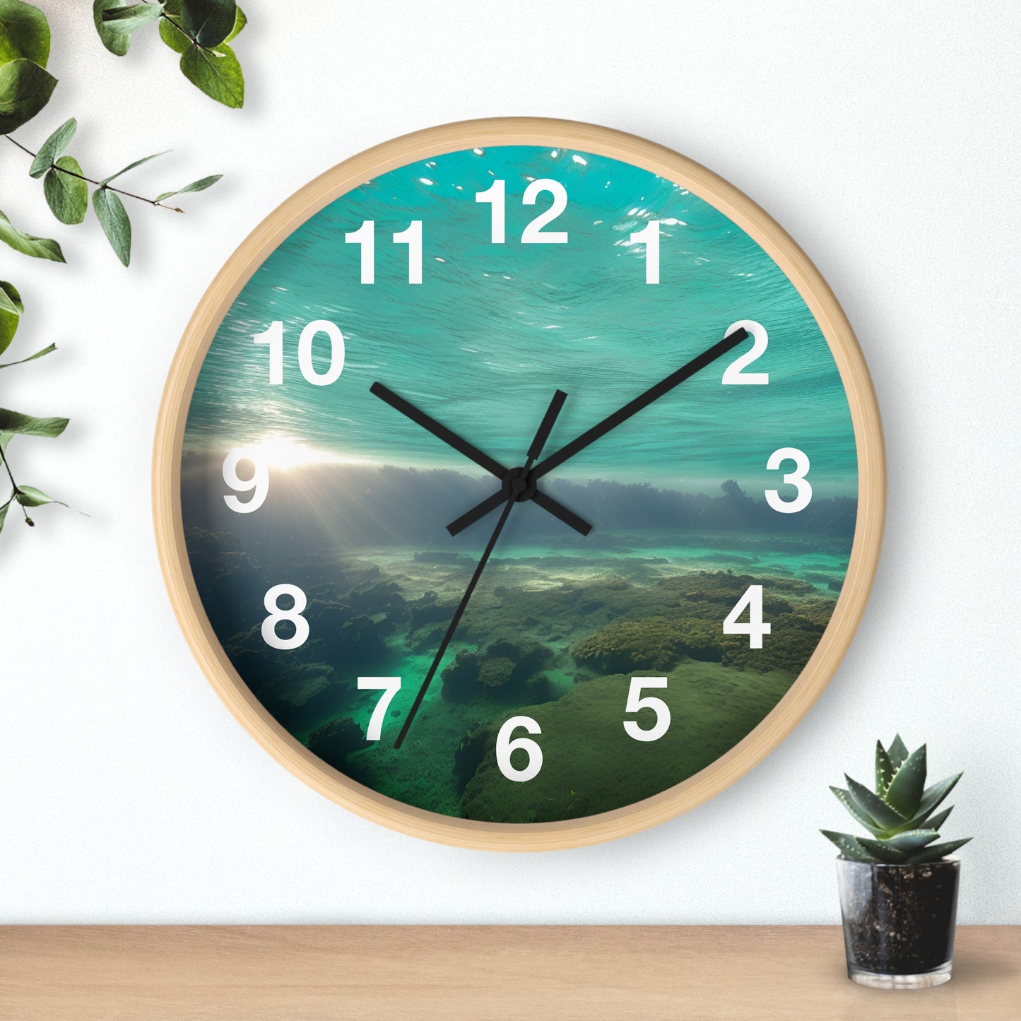 Under The Sea Wall Clock (Enchanted Exposures By Tammy Lyne)