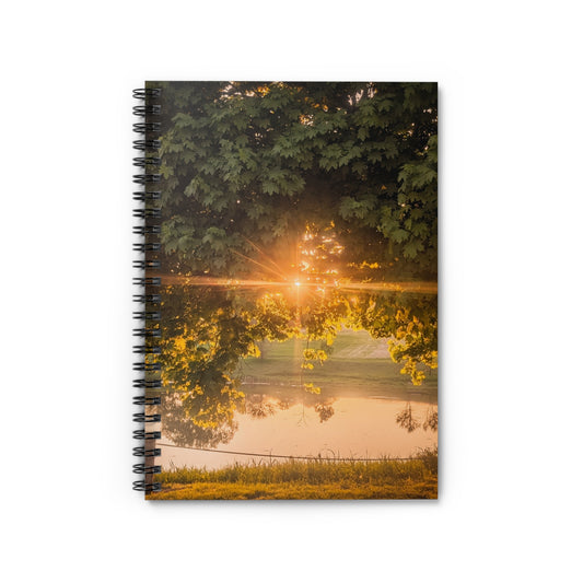 Sunset Pond Spiral Notebook( SP Photography)