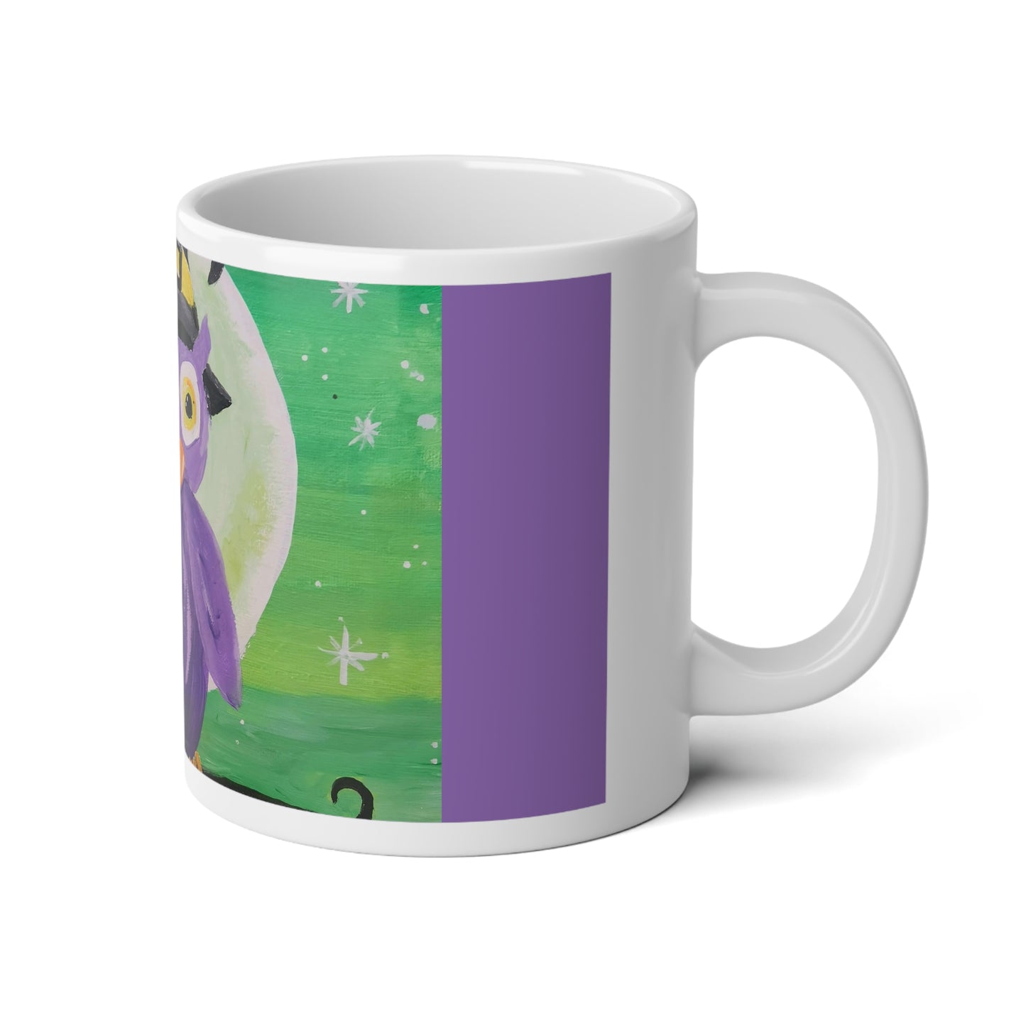 Night Owl Jumbo Mug, 20oz (Brookson Collection) PURPLE