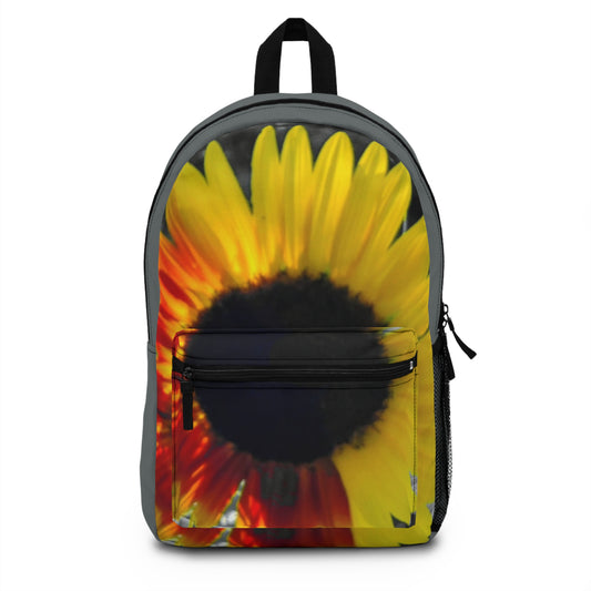 Mixed Sunflower Backpack  (Enchanted Exposures By Tammy Lyne) GRAY