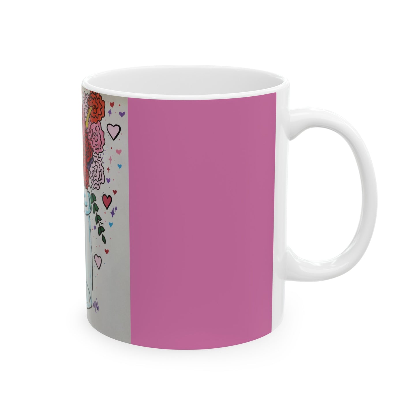 Valentines Day Ceramic Mug 11oz (Specialties Collection) PINK