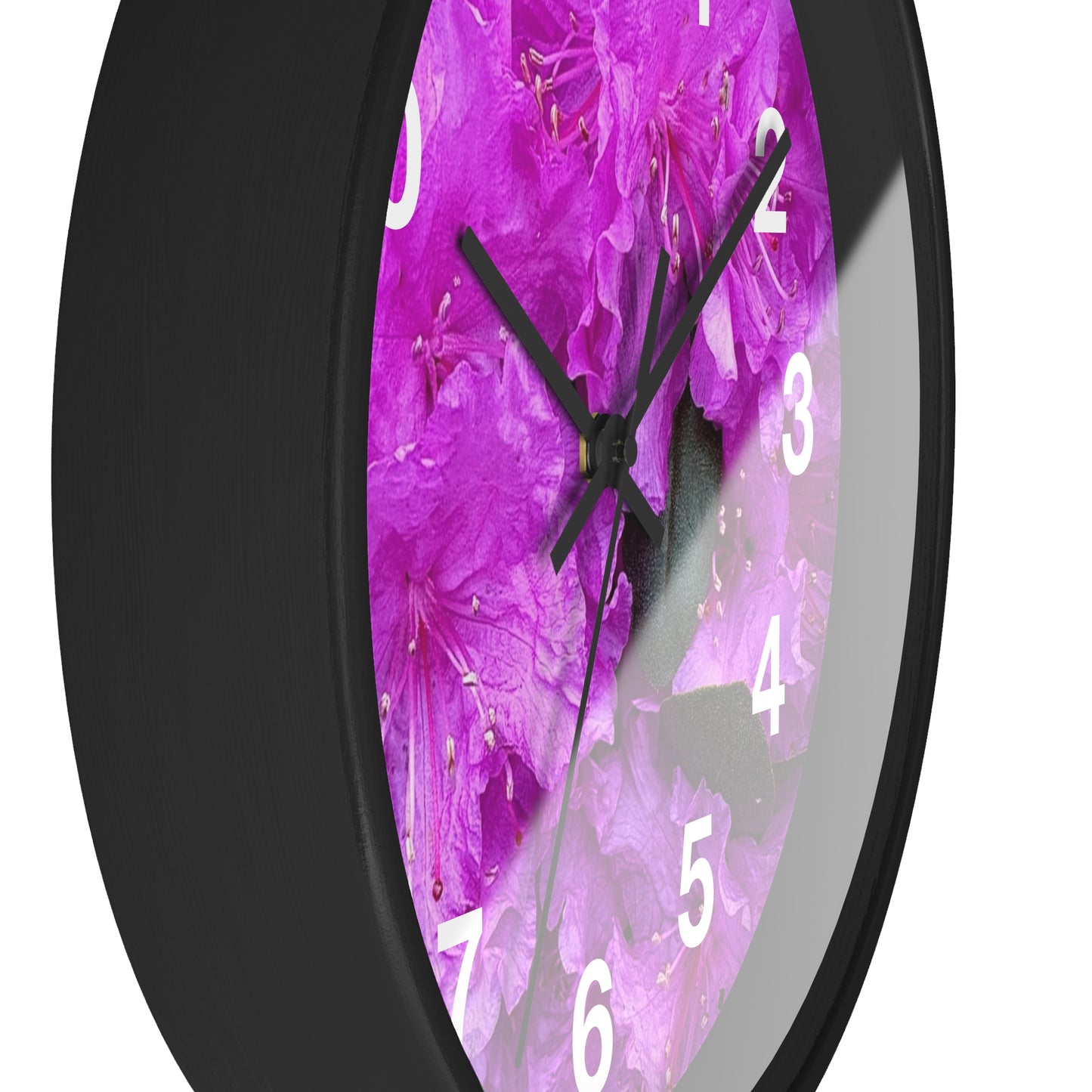 Pink Flower Wall Clock (Custom Creations By Catelyn)